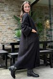 Norbury Japanese Duster Coat Black /20=